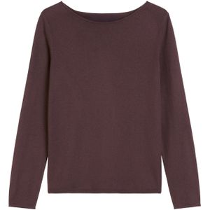 Marc O'Polo - Trui - Donkerrood - Wol - Normale Pasvorm