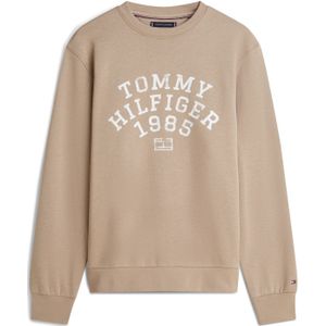 TOMMY HILFIGER Sweatshirt  beige / wit