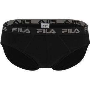 Fila - Slip MAN BRIEF - Zwart - 3 Stuks - Elastische Logotaillering