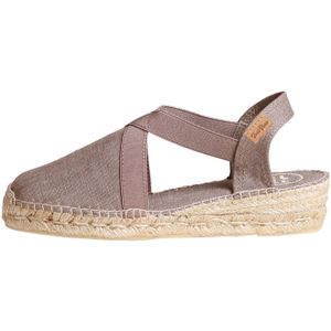 Toni Pons - Verona - Espadrilles - Vegan - Katoenen Stof - Jute Sleehak 4 cm