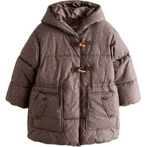 Next Mantel  chocoladebruin / groen / rosa