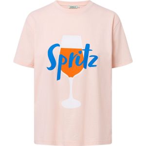 CODELLO Shirt  blauw / oudroze / rood / wit