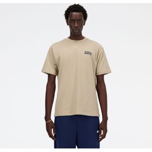 new balance Shirt 'Athletics'  beige / zwart