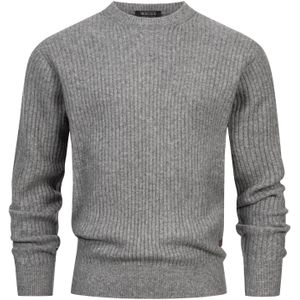 INDICODE JEANS Trui 'INPeace'  grijs