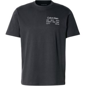 Calvin Klein Jeans Shirt  donkergrijs / wit
