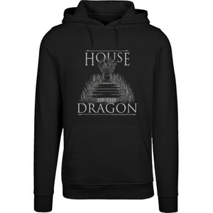 F4NT4STIC Sweatshirt 'House Of The Dragon Throne'  grijs / zwart