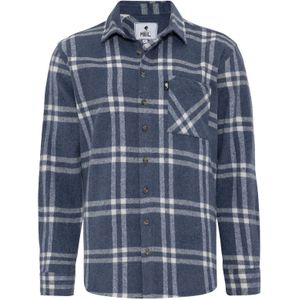 Moxx Paris Overhemd  donkerblauw / offwhite
