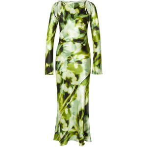 TOPSHOP Zomerjurk  blauw / turquoise / robijnrood / zwart