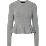 PIECES Trui 'PCAmma'  grijs gemêleerd