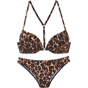 Look - Push-up Bikini - Dierenprint - Gewatteerd - Met Beugel