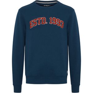 BLEND Sweatshirt 'Billie'  blauw / rood / wit