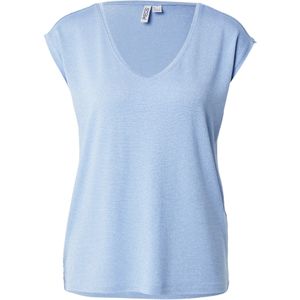 PIECES Shirt 'PCBillo'  lichtblauw / zilver