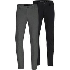 INDICODE JEANS Chino 'INBelford'  donkergrijs / zwart