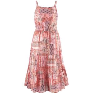 happy girls Jurk  oranje / pink / oranjerood / zwart