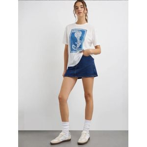 Hiccup Shirt  blauw / wit