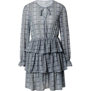 Unique21 Jurk  lichtgrijs / donkergrijs