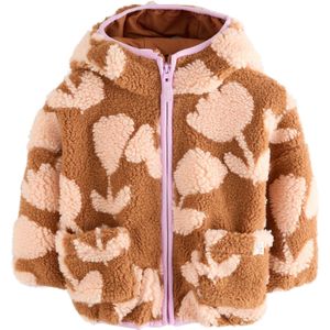Next Fleece jas  cognac / pruim / perzik