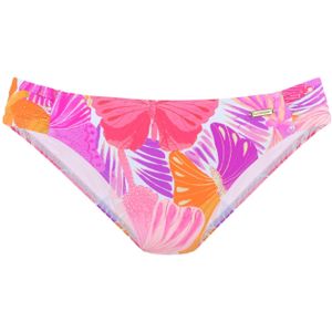 Look - Gedessineerd Bikinibroekje - Paars/oranje - Microvezel