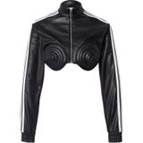 ADIDAS ORIGINALS Tussenjas 'Adidas x Jeremy Scott'  zwart / wit