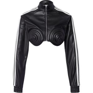 ADIDAS ORIGINALS Tussenjas 'Adidas x Jeremy Scott'  zwart / wit