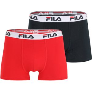 FILA Boxershorts  rood / zwart / wit
