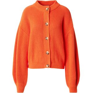 mazine Gebreid vest  oranjerood