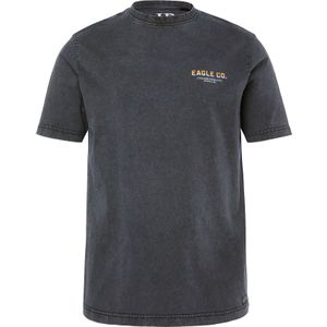 JP1880 Shirt  oranje / black denim / wit