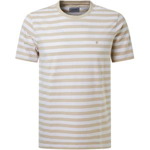 PIERRE CARDIN Shirt  beige / wit