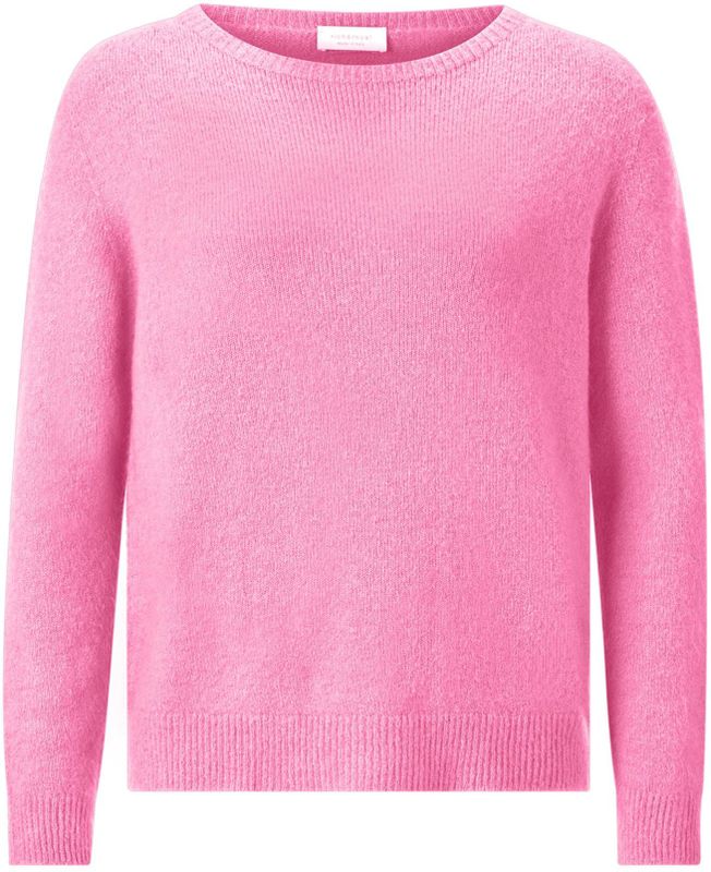 Rich & Royal - Gebreide Pullover - Dames - Materiaalmix met Alpaca - Regular Fit - Ribboorden