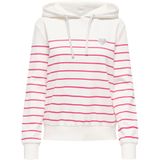 ONLY Sweatshirt 'ONLADELLE'  pink / zilver / wit