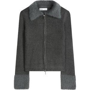 Bershka Gebreid vest  antraciet