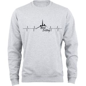 Cotton Prime Sweatshirt 'Harzschlag'  grijs / zwart