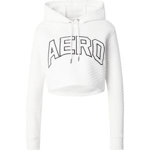 AÉROPOSTALE Sweatshirt  zwart gemêleerd / offwhite