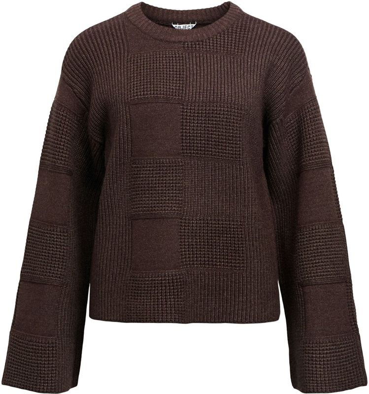 OBJECT Trui 'ENYA'  bruin