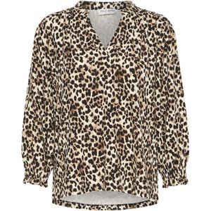 Pulz Blouse 'PZCHARLOTTE'  beige / mokka