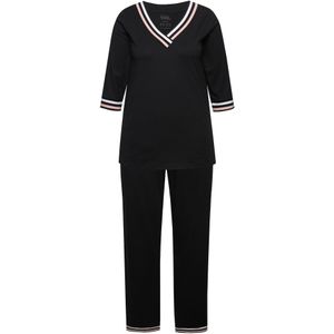 Ulla Popken Pyjama  pink / zwart / wit