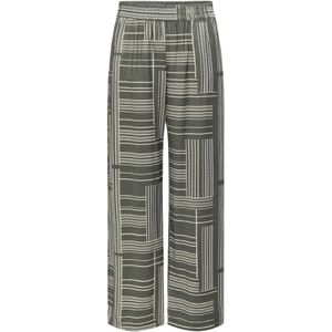 JDY Broek 'JDYTroya'  lichtbeige / donkergrijs