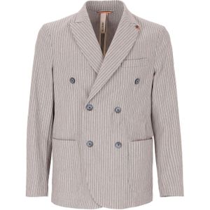 Distretto12 Colbert 'Tajo'  ecru / grijs