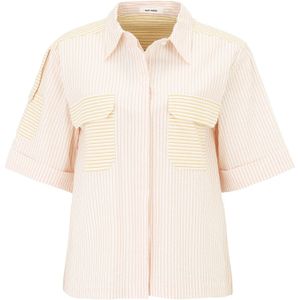 NUÉ NOTES Blouse 'Finnegan'  oranje / rosa / wit