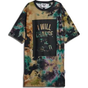 SOMETIME SOON Jurk  goud / jade groen / lila / zwart