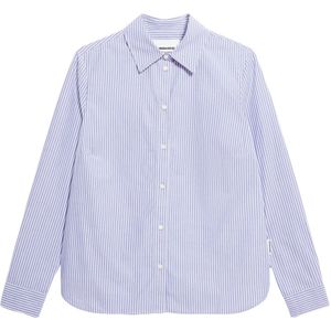 ARMEDANGELS Blouse 'LOUILAA'  lichtblauw / wit