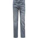 Salsa Jeans - Jeans - Grijs - Denim - Effen - Lang/maxi - Regular