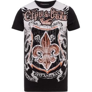 CIPO & BAXX Shirt  gemengde kleuren / zwart