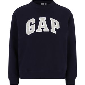 Gap Petite Sweatshirt 'HERITAGE'  navy / lichtgrijs / wit