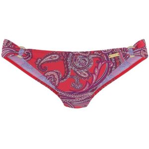 LASCANA Bikinibroek  donkerlila / rosa / rood / wit