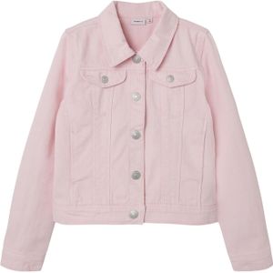 Tussenjas - Freja - Denim - Effen - Normale Pasvorm