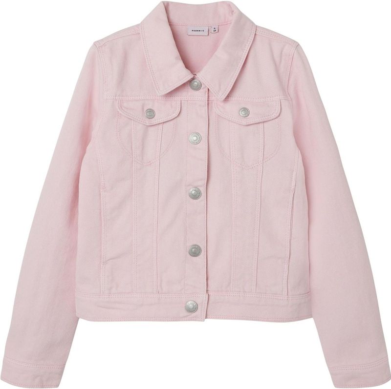 Tussenjas - Freja - Denim - Effen - Normale Pasvorm