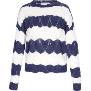 usha - Fashion Look Collection - Sweater - Met Streep- en Ajourpatroon