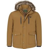 Charles Colby - SIR CLARENCE - Regenjas - Donkergeel - Herenmode in Grote Maten