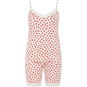 fashionshowcase Pyjama 'Sweetheart Lace'  wit